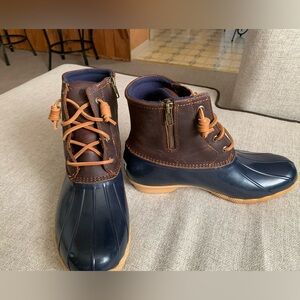 NEW Sperry Women's Saltwater Duck Boot size 7.5